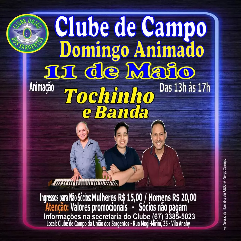 Domingo Animado no Clube de Campo 11/05/2025